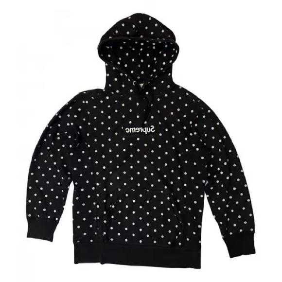 Supreme x cdg polka dot hoodie (2012) - Picture 7 of 7